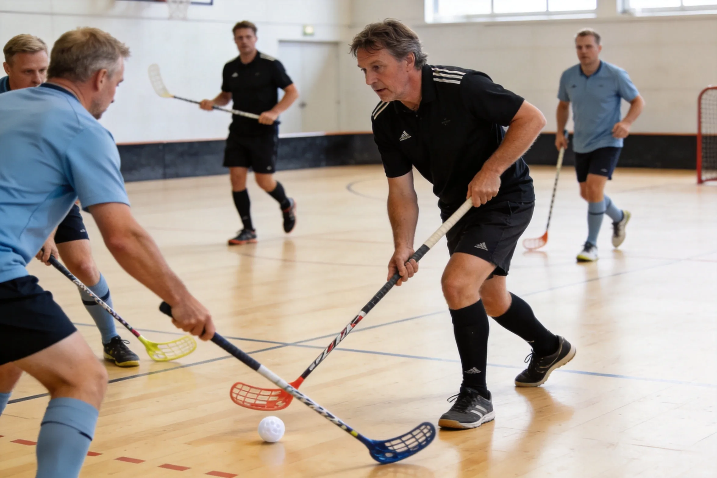 Floorballkamp i sportshal